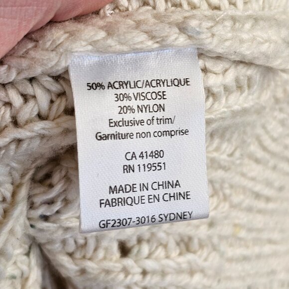 Gentle Fawn White Cream Knit Halter Sweater Top Sz XS - Picture 6 of 8